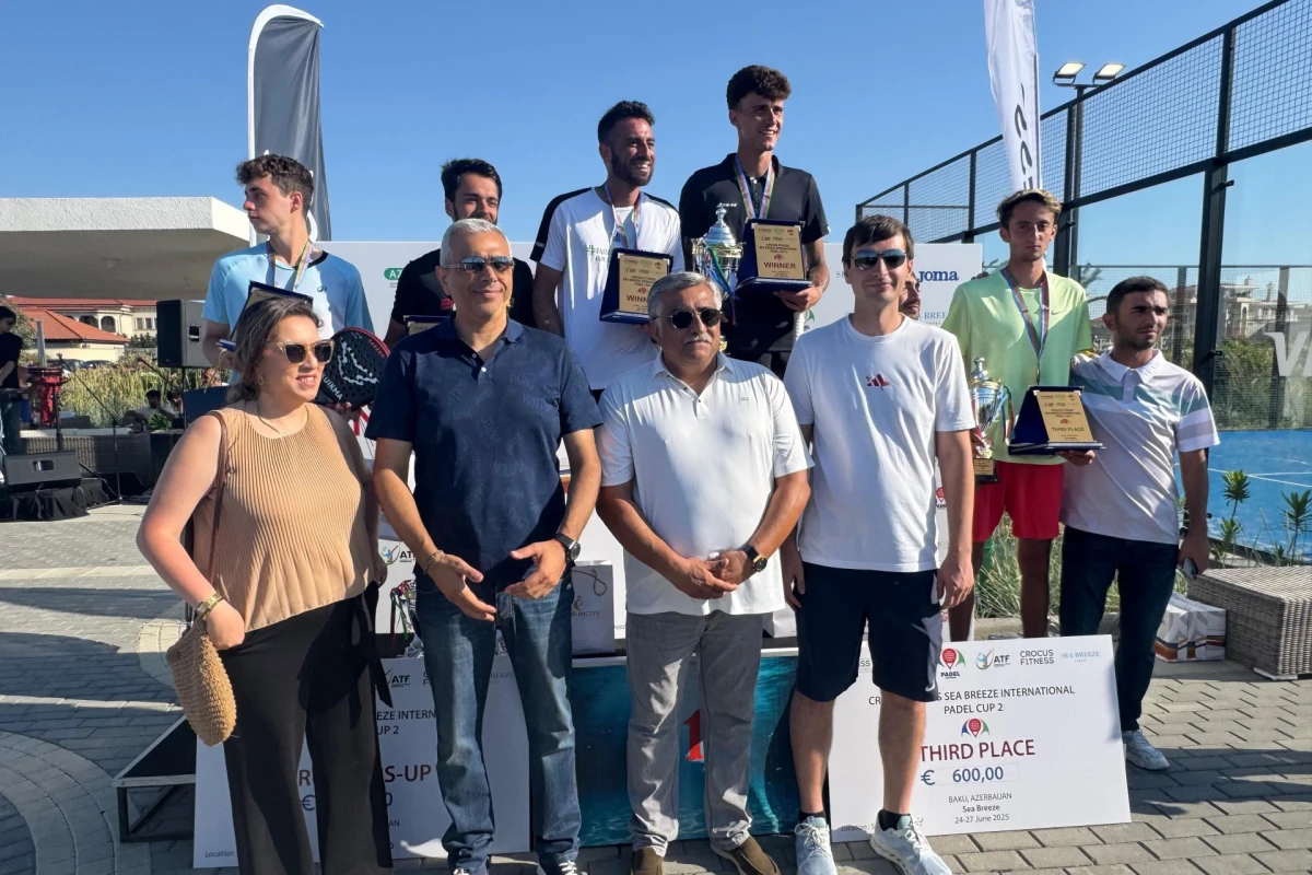 Bakıda Padel tennis üzrə beynəlxalq yarışın qalibləri mükafatlandırılıb