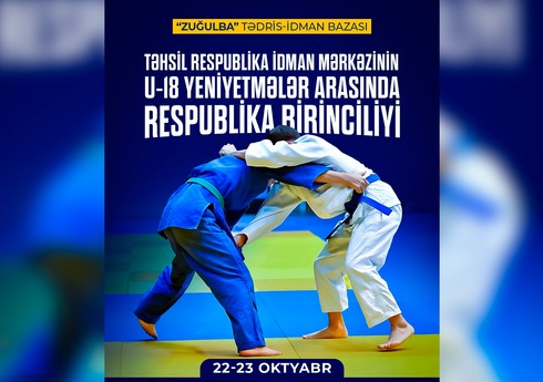 Bakıda yeniyetmə oğlanlar arasında cüdo üzrə Təhsil Respublika Birinciliyi keçiriləcək