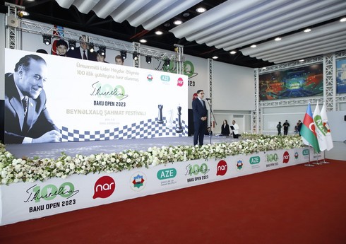 “Baku Open 2023” Beynəlxalq Şahmat Festivalının açılış mərasimi keçirilib