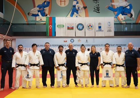 Beynəlxalq Cüdo Federasiyası Akademiyasının cüdo məşqçiliyi üzrə sertifikat proqramı uğurla başa çatıb