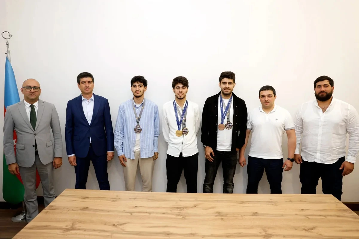 Beynəlxalq turnirlərdə medal qazanan parataekvondoçularla görüş keçirilib