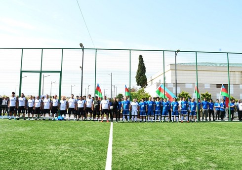 BŞİH və RİİB əməkdaşları arasında mini futbol üzrə yoldaşlıq görüşü olub