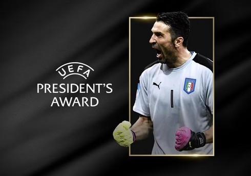 Canluici Buffon UEFA prezidenti mükafatına layiq görülüb