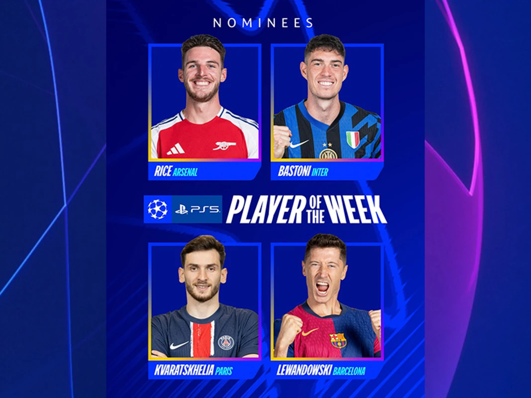 ÇL: Həftənin ən yaxşı futbolçusu adına namizədlər bəlli olub