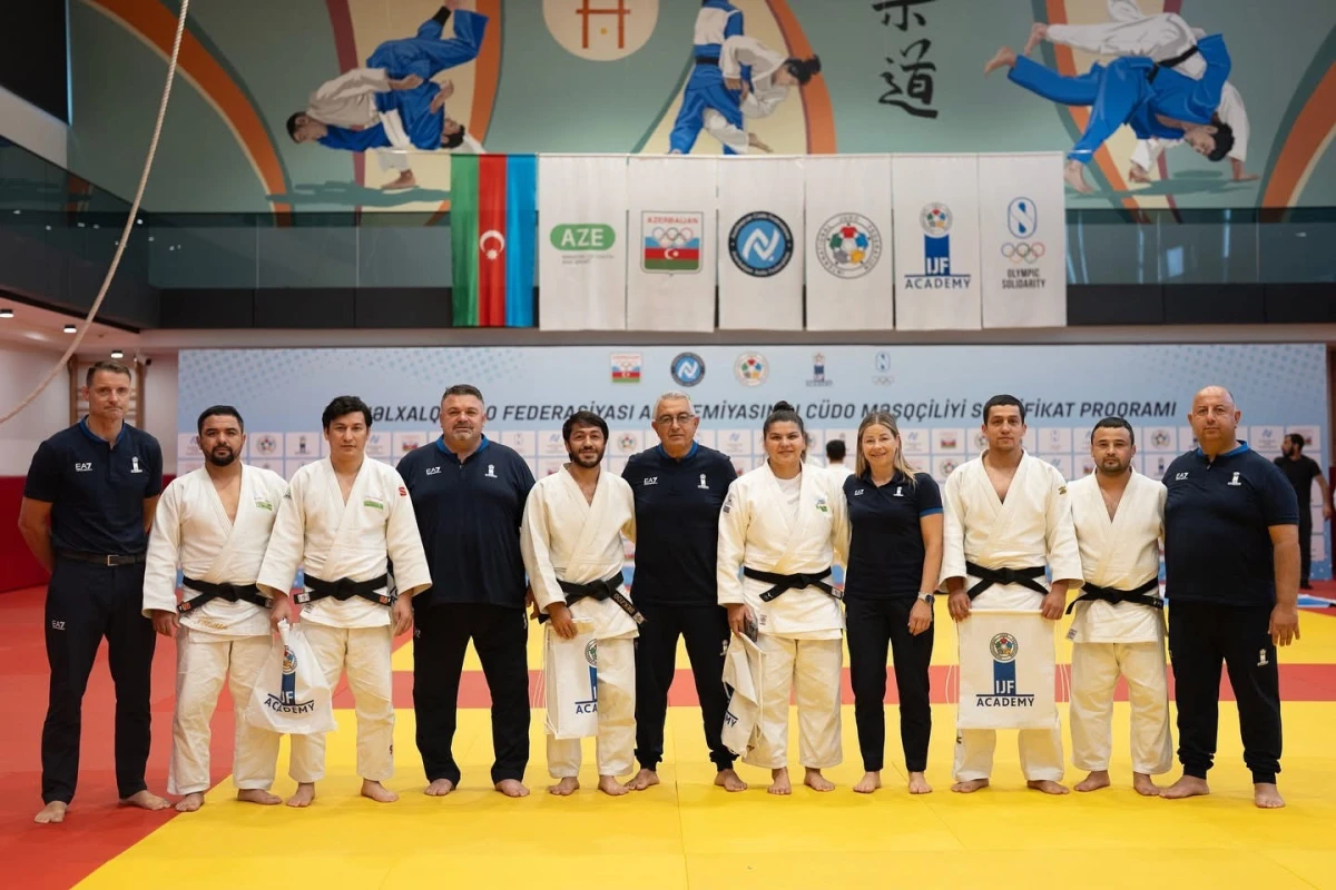 Cüdo məşqçiliyi üzrə sertifikat proqramı başa çatıb - FOTO