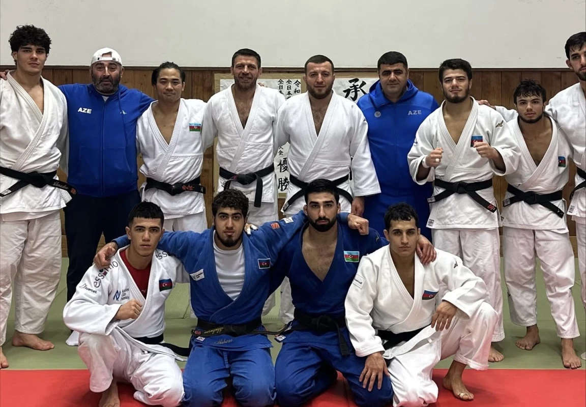 Cüdoçularımız Yaponiyada təlim-məşq toplanışına start verib - FOTO