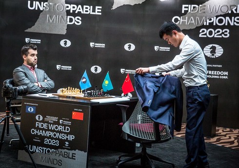 Din Liren şahmat tacı uğrunda görüşdə hesabı bərabərləşdirib