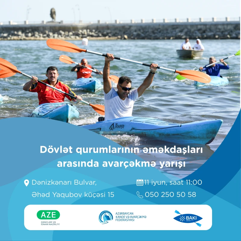 Dövlət qurumları arasında avarçəkmə yarışı keçiriləcək