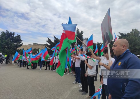 “Əziz Şuşa” beynəlxalq velosiped yarışının açılış mərasimi keçirilib