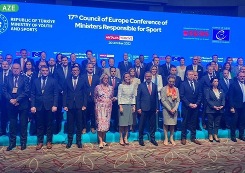 Fərid Qayıbov Avropa Şurasının idmana cavabdeh nazirlərinin 17-ci konfransında iştirak edib