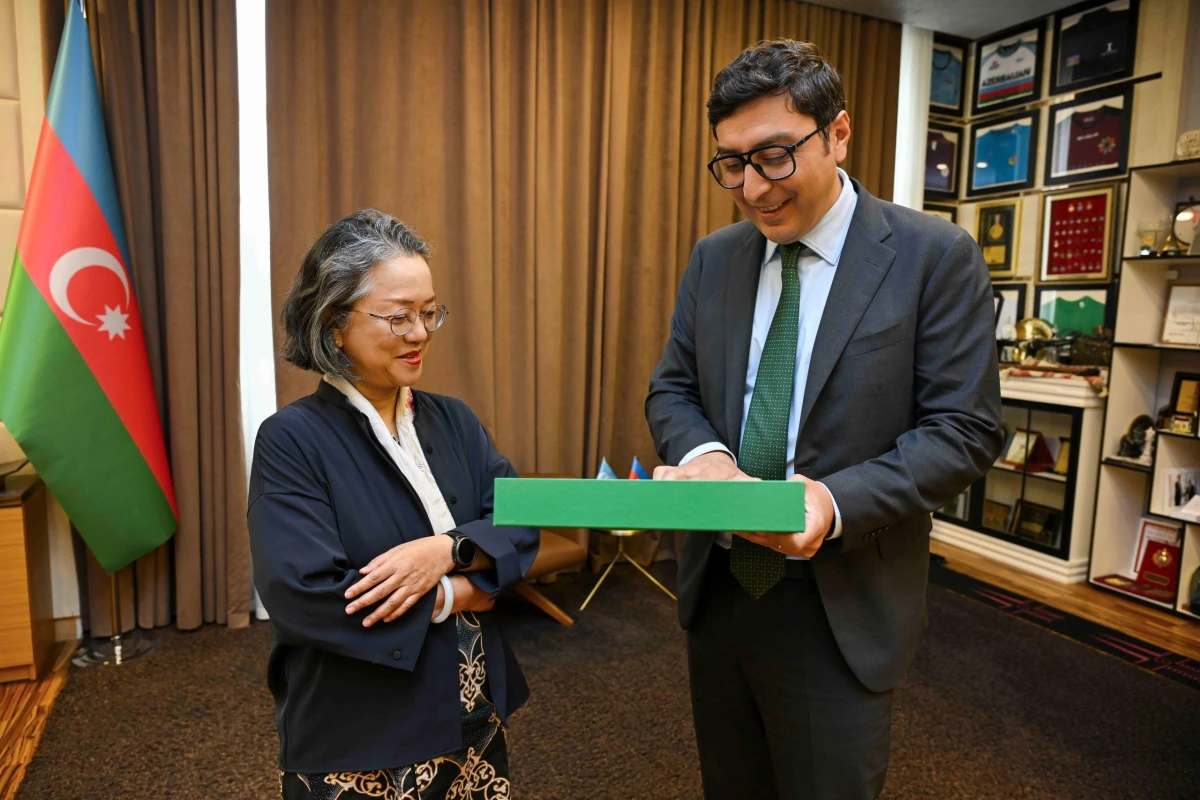 Fərid Qayıbov BMT rəsmisi ilə görüşüb