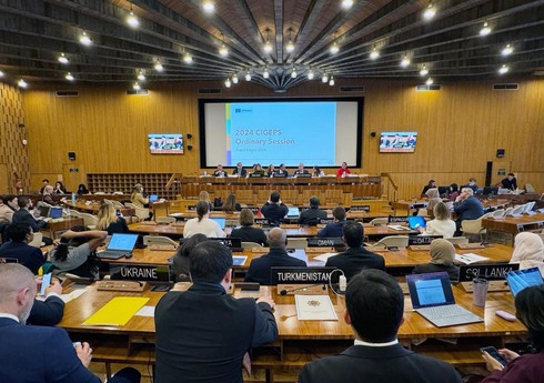 Fərid Qayıbov CİGEPS-in növbəti sessiyasında çıxış edib