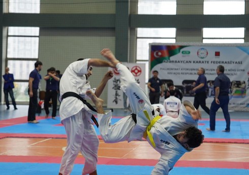 Full kontakt və kyokuşin karate üzrə Azərbaycan çempionatı keçirilib