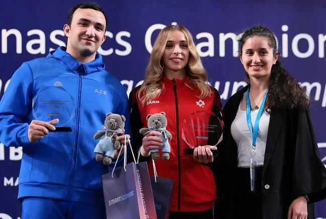 Gimnastımıza xüsusi mükafat təqdim olunub