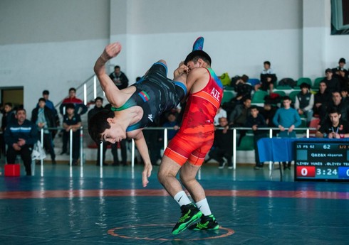 Güləş üzrə Azərbaycan çempionatının ilk günündə 200-ə yaxın idmançı mübarizə aparıb