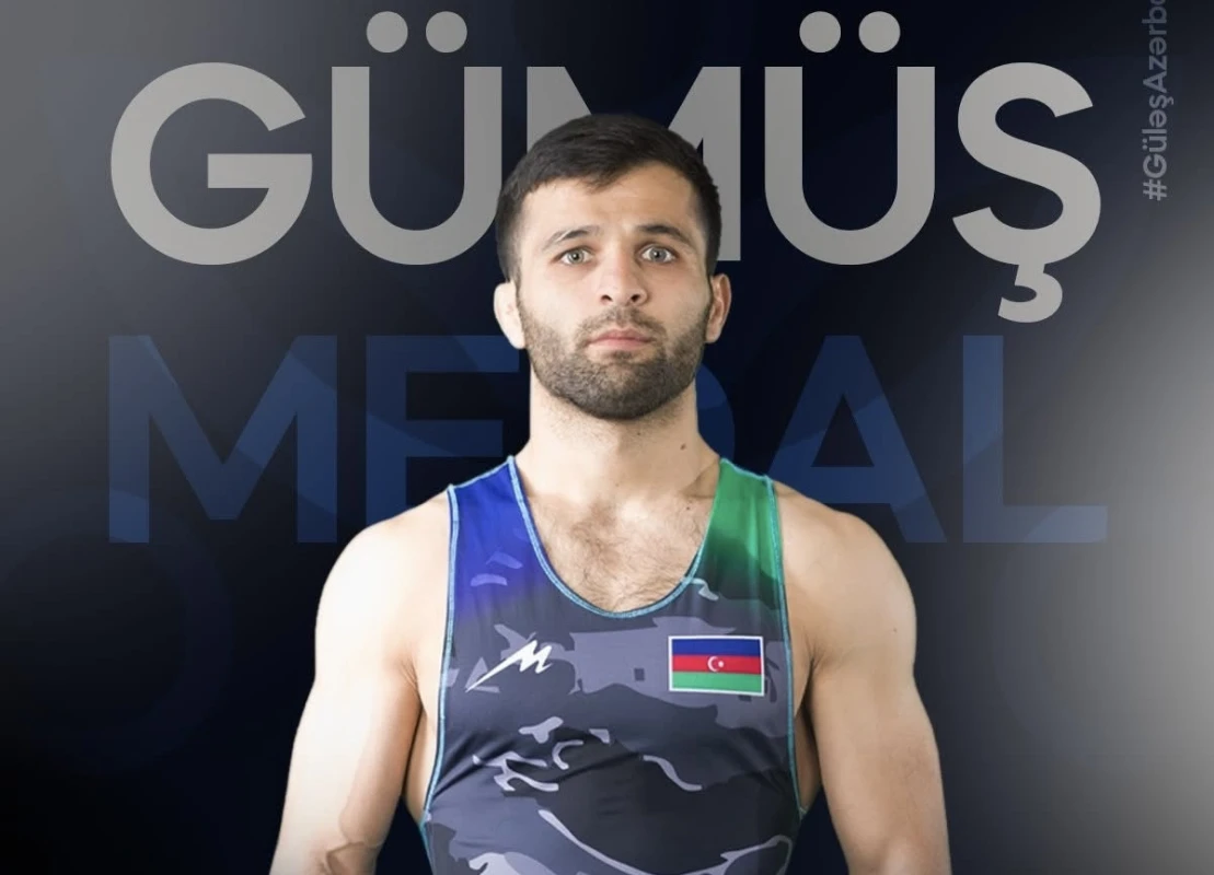 Güləşçimiz Avropa çempionatında gümüş medal qazanıb