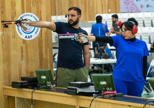 Güllə atıcılığı üzrə Azərbaycan millisi Qran-pridə 5-ci yeri tutub