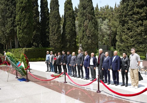 “Heydər Əliyev Kuboku-2024” beynəlxalq turnirinin qonaqları Ulu Öndərin xatirəsini yad ediblər 