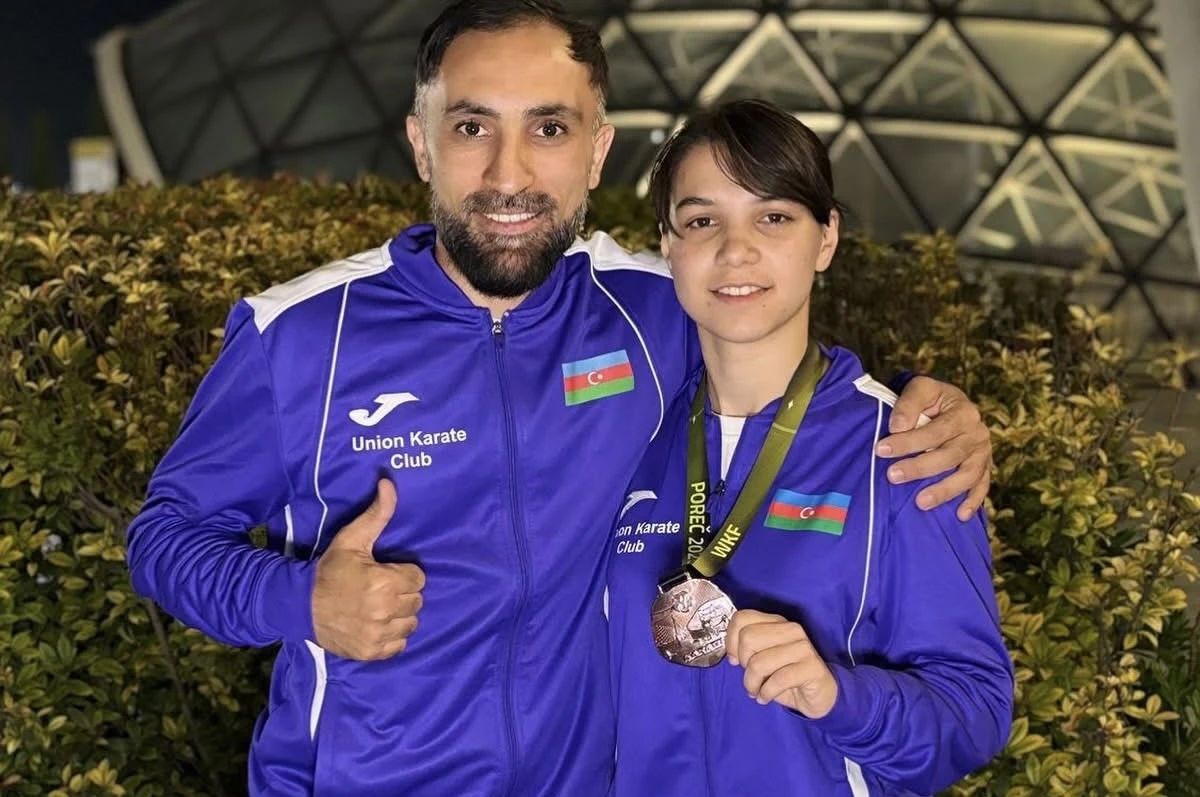 Karateçilərimiz Xorvatiyada iki bürünc medal qazanıblar - FOTO