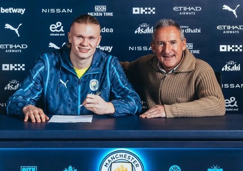 "Mançester Siti" Erlinq Holannın müqaviləsinin müddətini 2034-cü ilədək uzadır