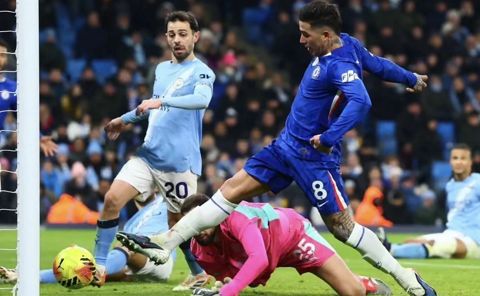 "Mançester Siti" öz meydanında "Çelsi" ilə heç-heçə edib