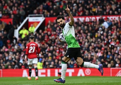 Məhəmməd Salah “Mançester Yunayted”ə səfərdə ən çox qol vuran futbolçu kimi tarixə düşüb