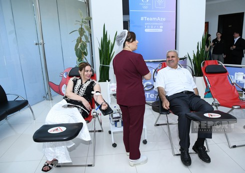 Milli Olimpiya Komitəsində qanvermə aksiyası təşkil olunub