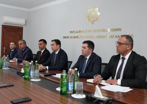 Milli Paralimpiya Komitəsinin rəhbərliyi Naxçıvanda rəsmi səfərdə olub