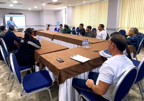 Mingəçevirdə üzgüçülük məşqçiləri üçün təlim keçirilib