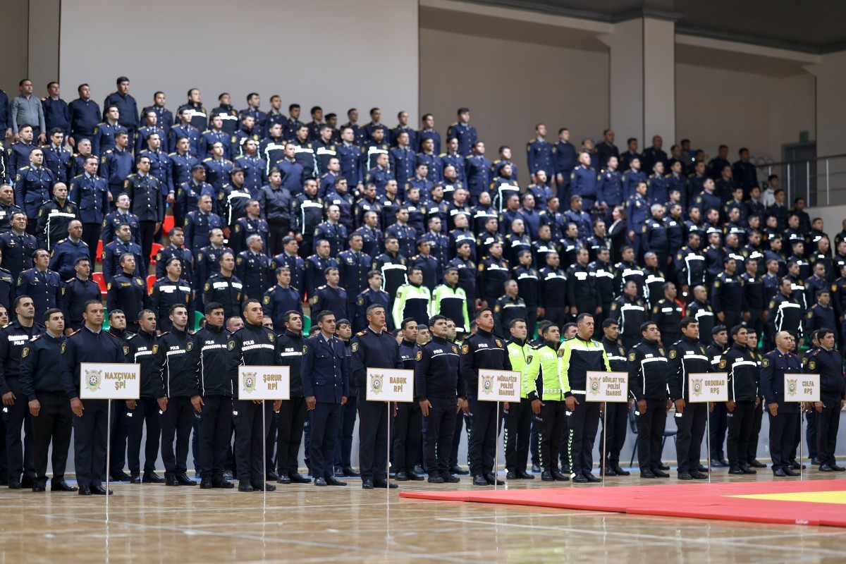 Naxçıvanda polis əməkdaşları arasında döyüş üzrə çempionat keçirilib