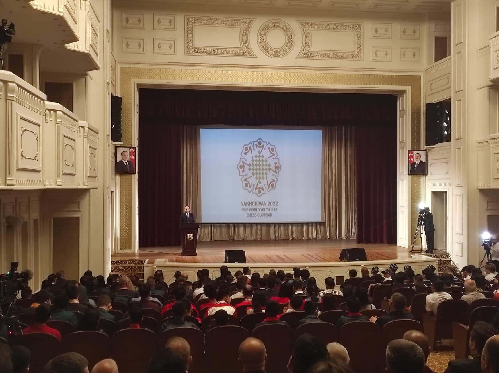 Naxçıvanda Şahmat Olimpiadasının açılışı olub