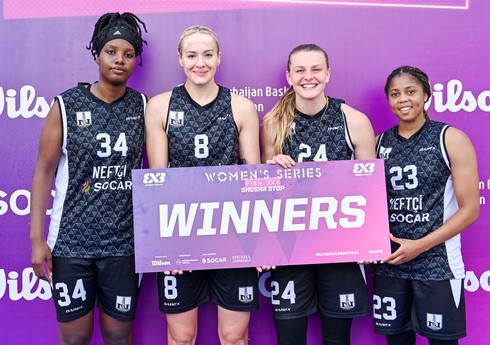 "Neftçi" 3x3 basketbol üzrə Dünya Qadın Seriyasının mərhələ çempionu olaraq ilkə imza atıb