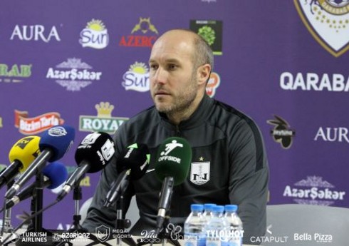 “Neftçi”nin baş məşqçisi: “Qarabağ”la oyuna yaxşı başlamışdıq"