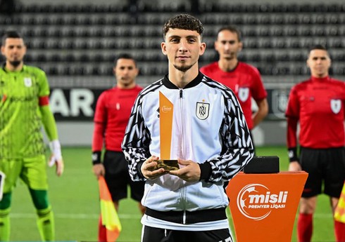 "Neftçi"nin futbolçusu mükafatlandırılıb
