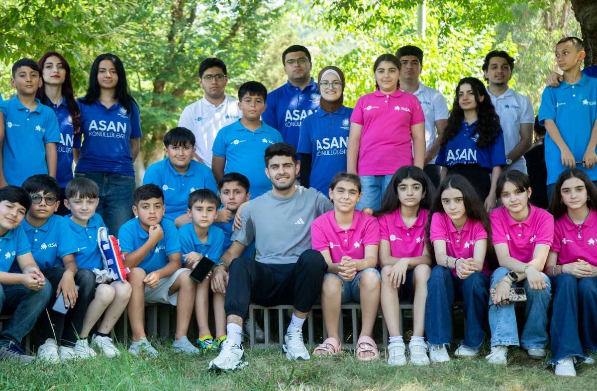 Paralimpiya çempionumuz Şəhidlərimizin övladlarına ustad dərsi keçib