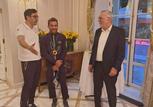Parisdə mərasimdə Azərbaycan idmançılarının olimpiya oyunlarındakı uğurlarından danışılıb