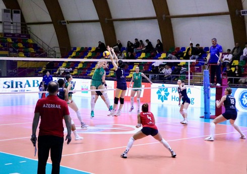 Qadın voleybolçular arasında Azərbaycan Yüksək Liqasında IX turun oyunları keçirilib