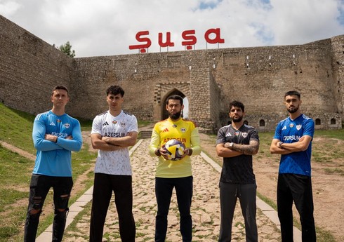 "Qarabağ" klubu Şuşada yeni formalarını təqdim edib