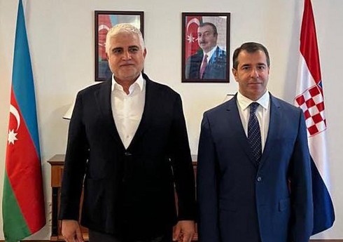 "Qarabağ"ın prezidenti Azərbaycanın Xorvatiyadakı səfiri ilə görüşüb