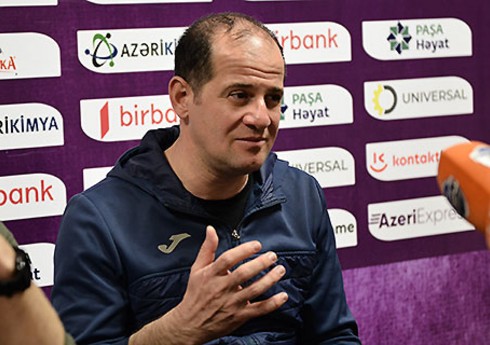 "Qəbələ"nin baş məşqçisi: "Hesab 0:2 olandan sonra geridönüş etmək çox ağırdır"