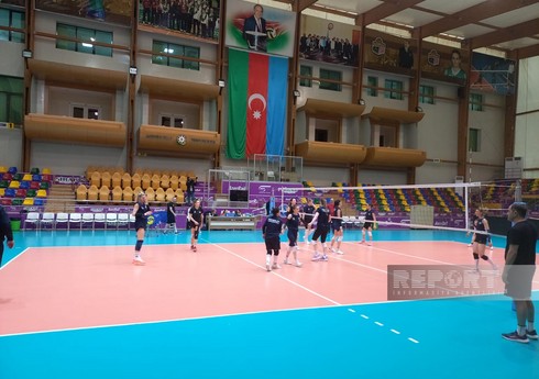 Qızıl Avropa Liqasına hazırlaşan Azərbaycanın voleybol millisi növbəti məşqinə çıxıb