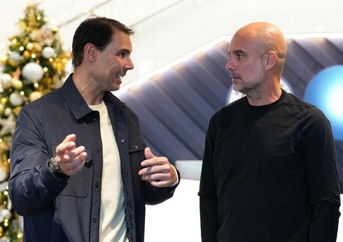 Rafael Nadal "Mançester Siti"nin akademiyasını ziyarət edib