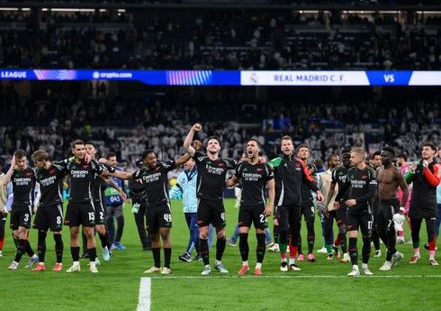 "Real"ı məğlub edən "Arsenal" tarixi rekorda imza atıb