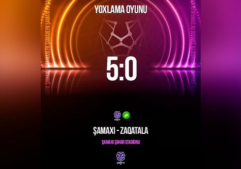 "Şamaxı" klubu yoxlama oyununda qələbə qazanıb