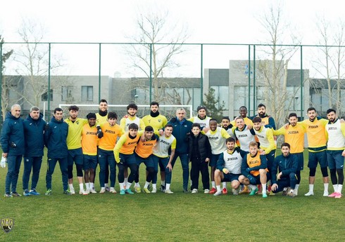 Şəhid övladı "Kəpəz" klubunun məşqində iştirak edib