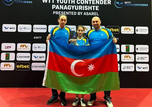 Stolüstü tennisçimiz beynəlxalq yarışın mükafatçısı olub