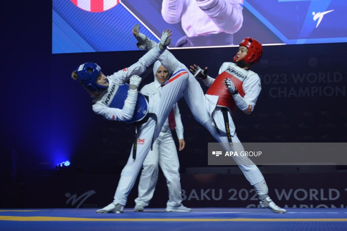 Taekvondo üzrə dünya çempionatında daha 2 çəkidə qaliblər bəlli olub - FOTOLENT