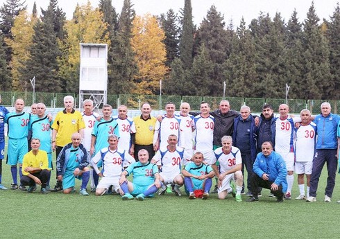 “Turan” və “Kəpəz”in veteranları arasında yoldaşlıq oyunu keçirilib