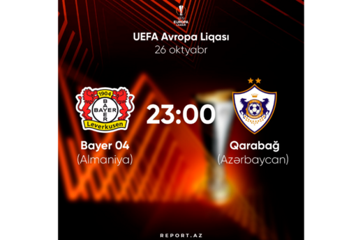 UEFA Avropa Liqası: "Qarabağ" bu gün səfərdə Almaniya klubu ilə üz-üzə gələcək