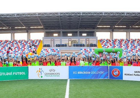 UEFA-nın dəstəyi ilə Şamaxıda futbol festivalı keçirilib